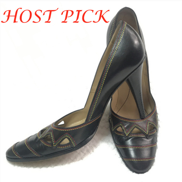 Yves Saint Lauren high-heeled shoes